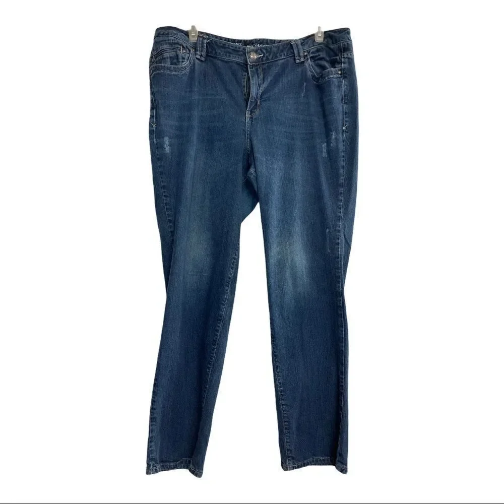 LANE BRYANT,Simply StraightBlue Jeans,Sz 20Average